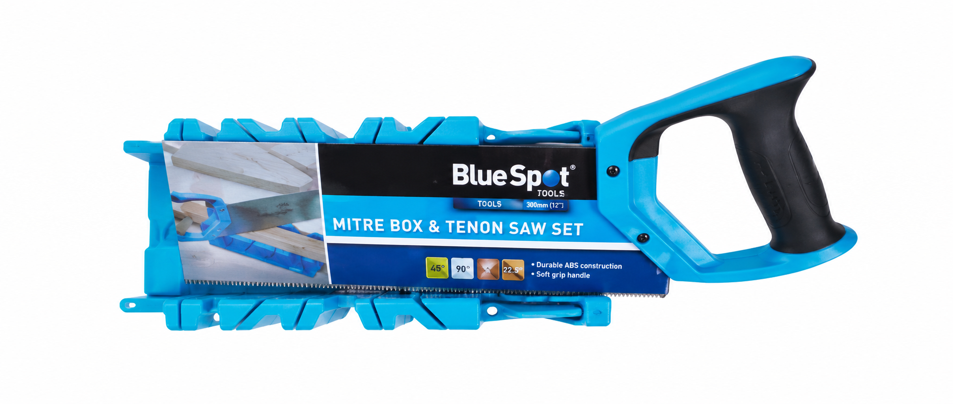 Blue Spot Tools 300mm mitre box and tenon saw set, product code 27152