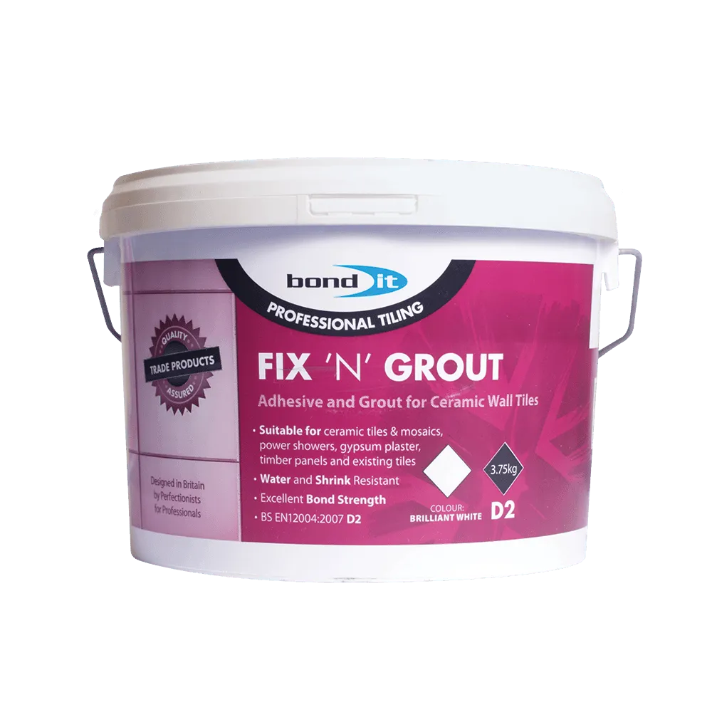 Bond-It Fix ’N’ Grout Tile Adhesive 3.75kg