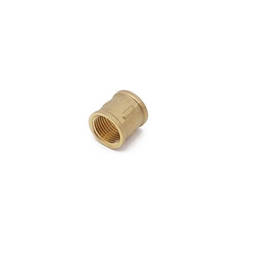 Brass Socket - Female x Female - 1/2" — representative product photograph