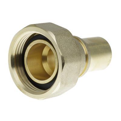 GMU22-28G - Gas Meter Union with Groove - Fits 22mm and 28mm — representative product photograph