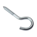 ForgeFix 80 x 12g Zinc-Plated Screw Hooks — representative image
