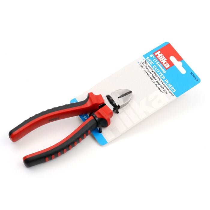 Hilka 6" (150mm) Side Cutter Pliers Soft Grip