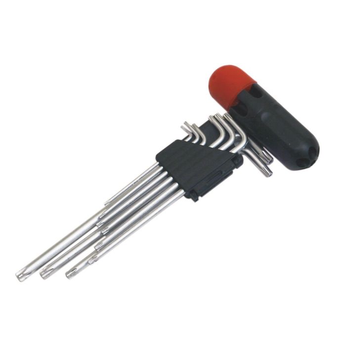 Hilka 9 pce Security TX Star Key Set Metric