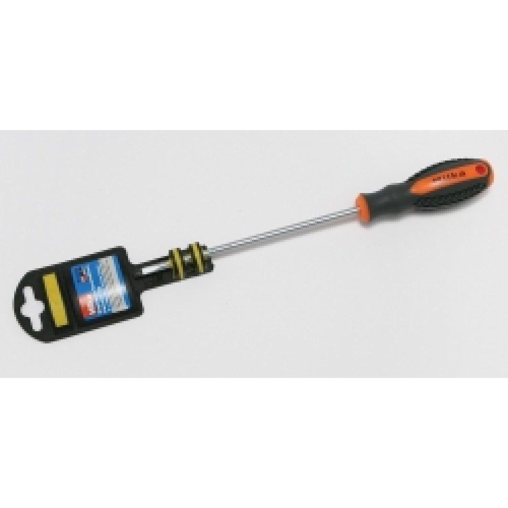 Hilka 6" x 8 mm Screwdriver Flared Tip Slotted
