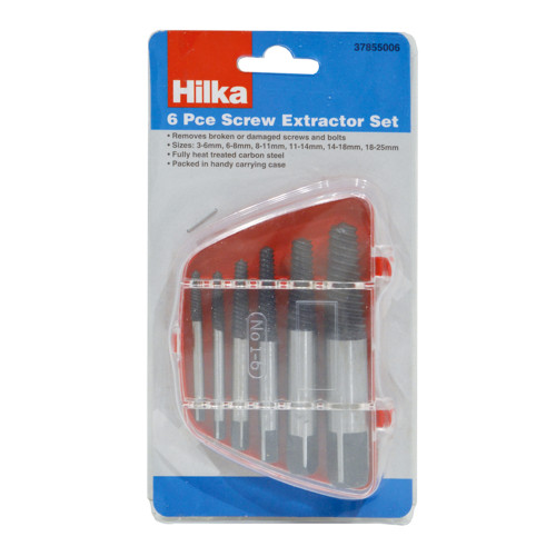 Hilka 6 pce Screw Extractor Set
