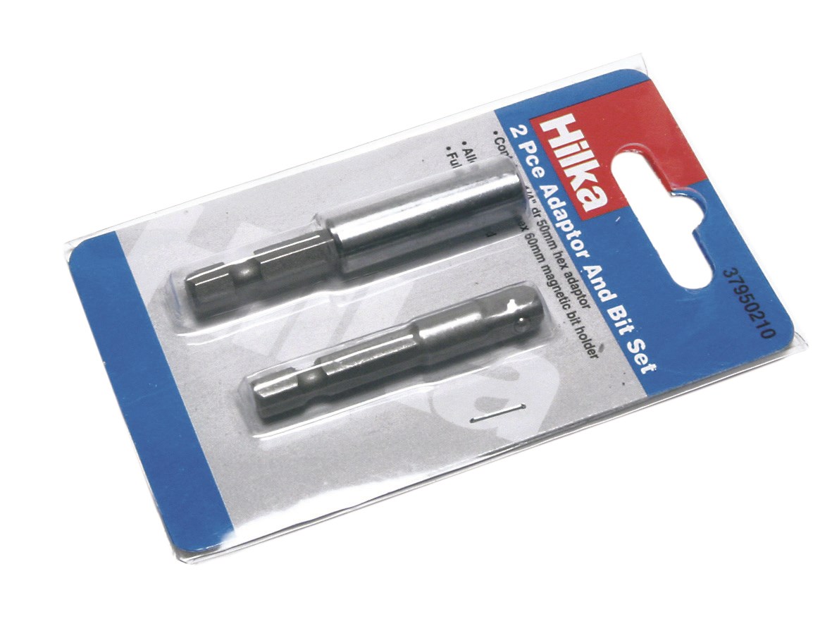 Hilka 2 pce Bit Holder and Adaptor