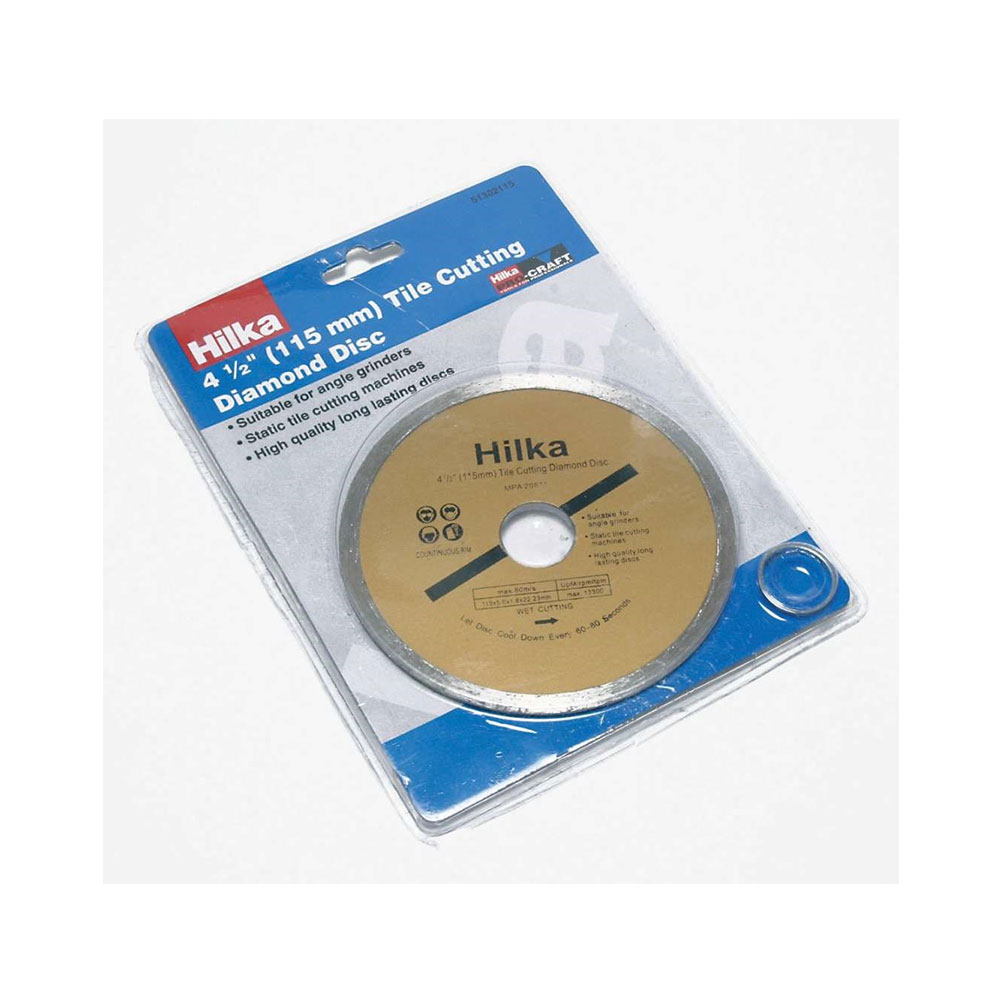 Hilka 4 1/2" (115mm) Tile Cutting Diamond Disc