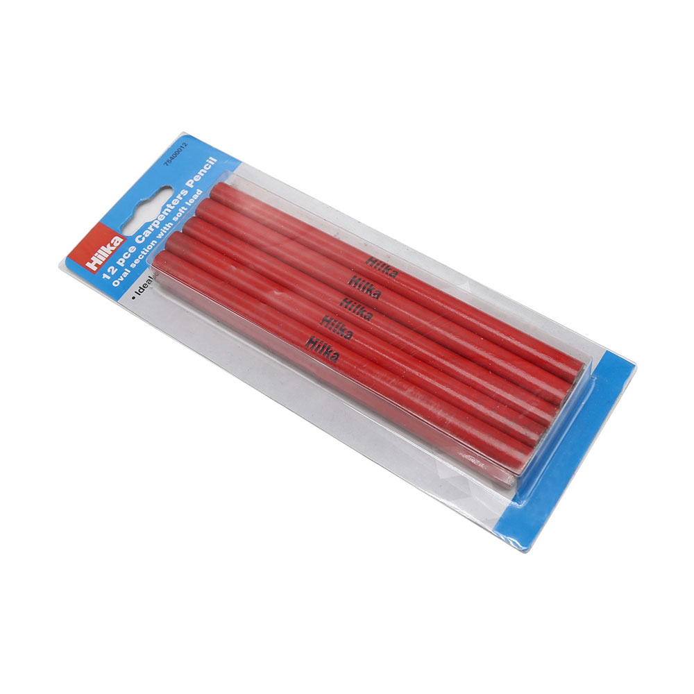 Hilka 12 pce Carpenters Pencil