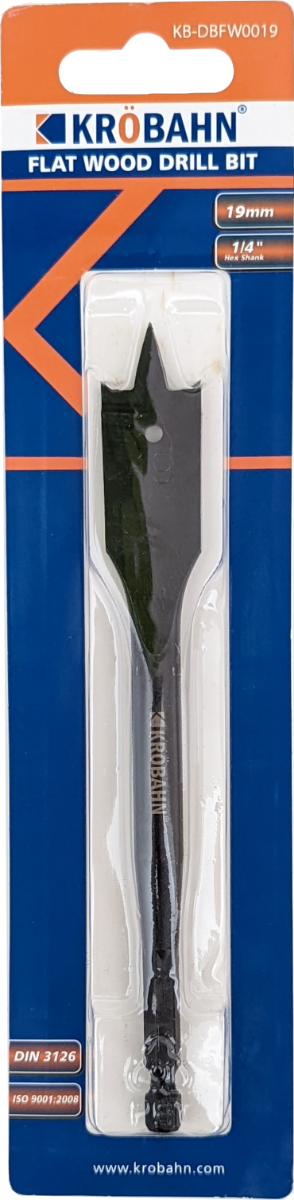 Krobahn Flat wood drill bit - 19mm