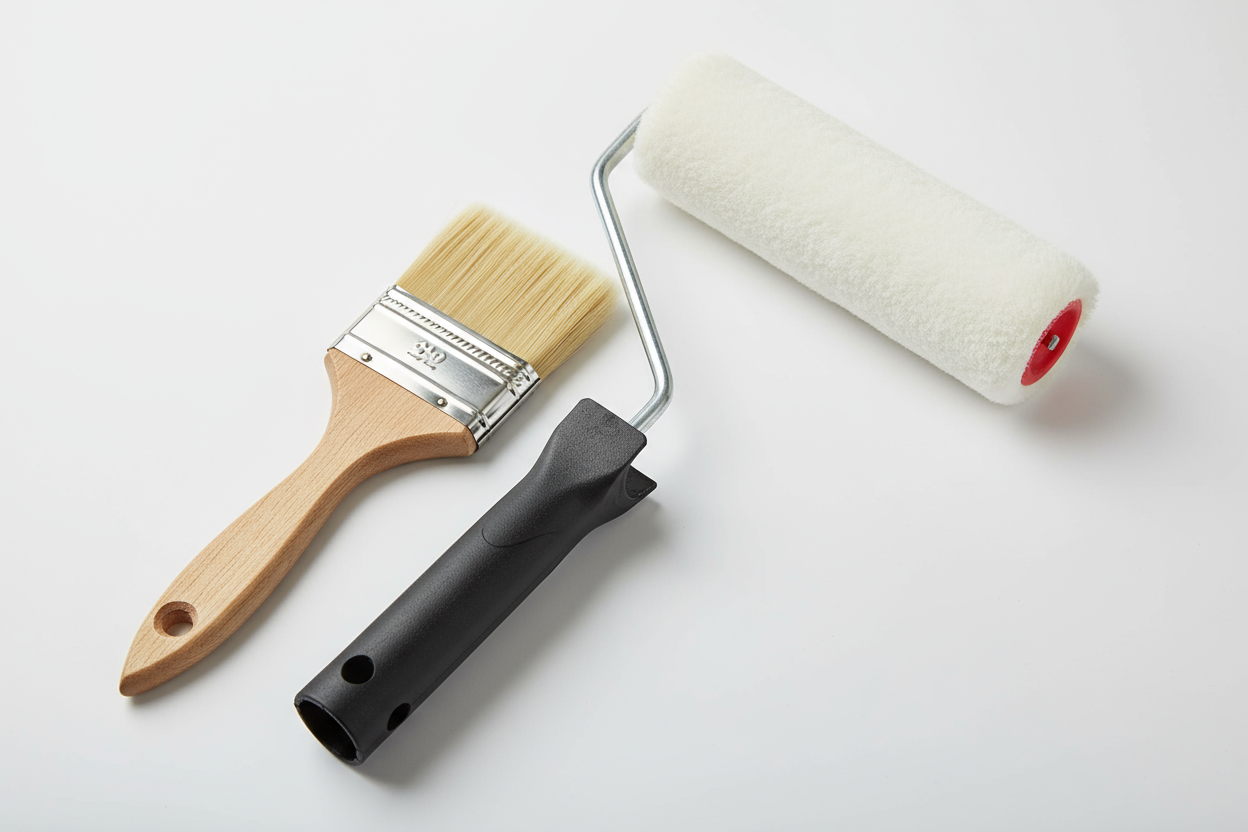 Paint brushes and roller
