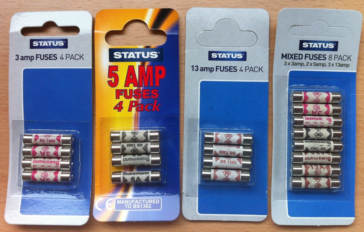 5 AMP 4pk Fuses Status Blister Card