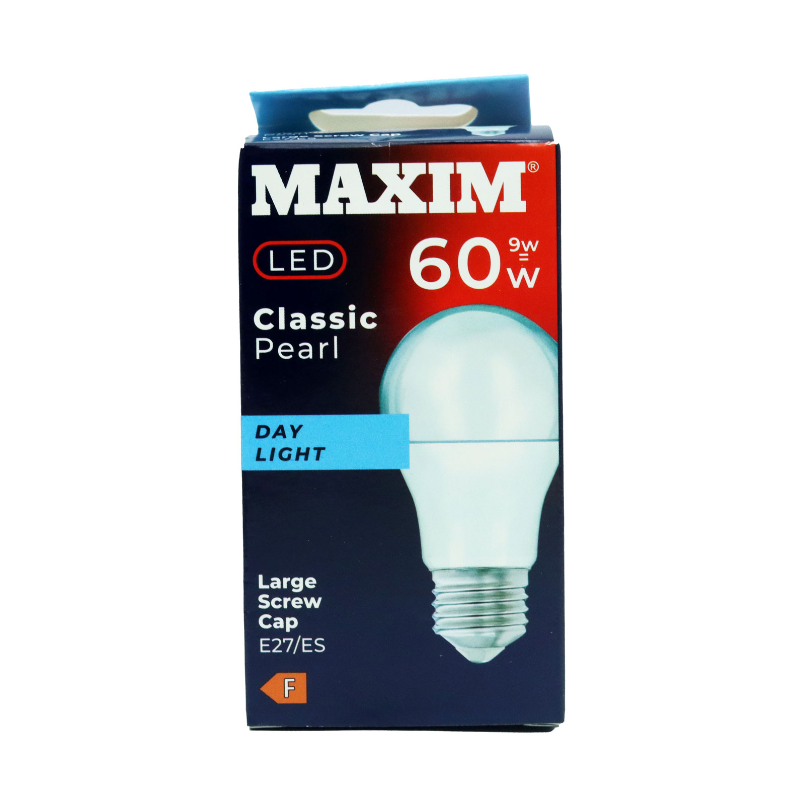 9W=60W Maxim LED GLS E27 DL Pearl SWx10