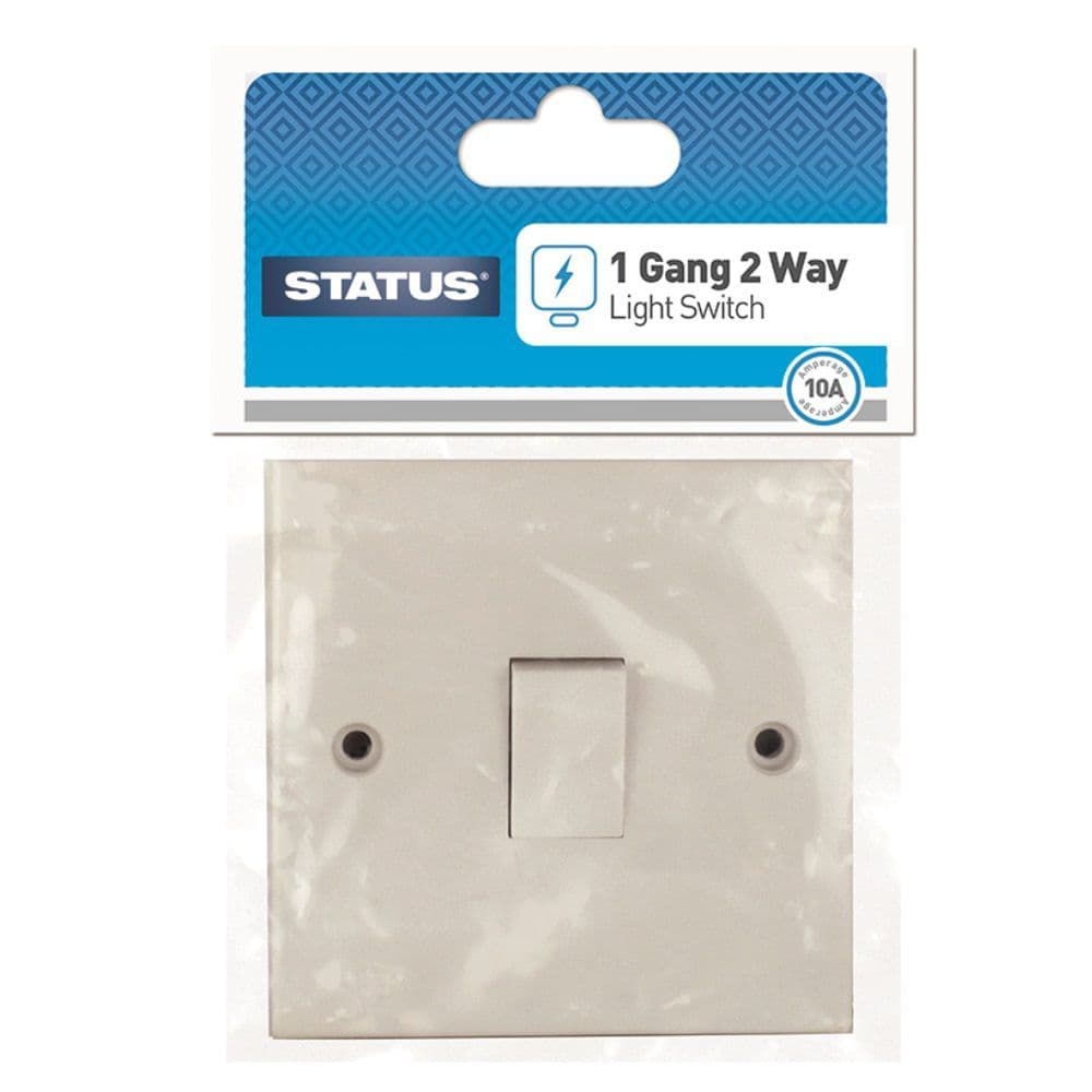 Status 1 Gang 2 Way Light Switch CDU X 10