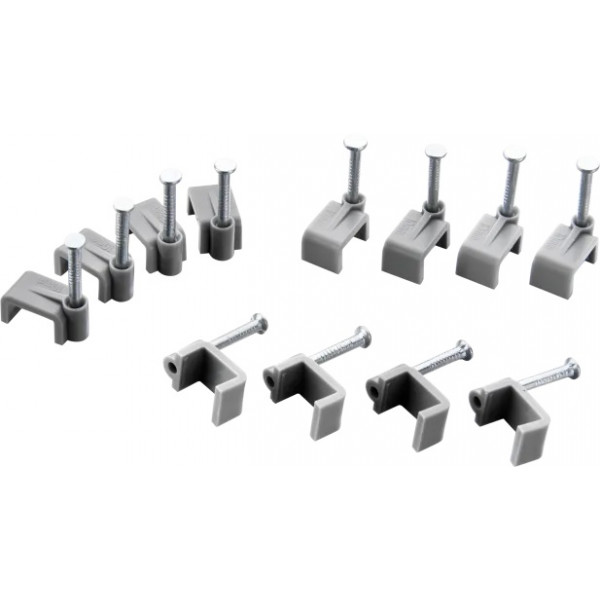 2.5MM Grey T&E Cable Clips 50Pk Bag/CDU