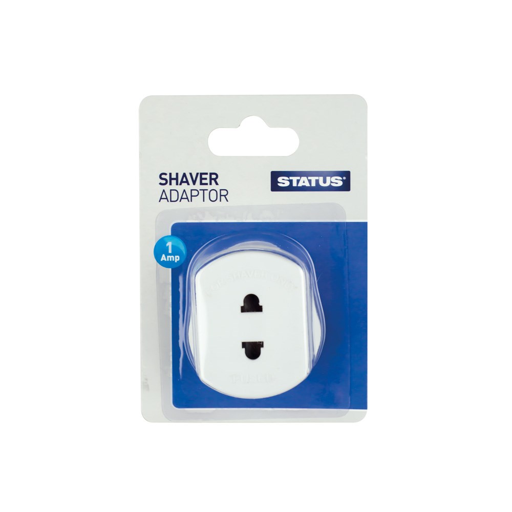 Status 1AMP Shaver Adaptor in Tray