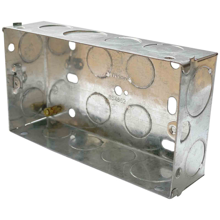 Status Metal SCKT Box Double 35mm Deep